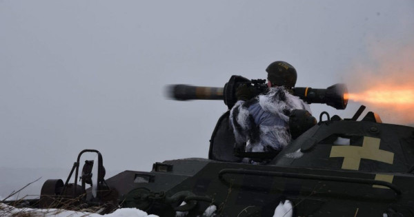Британските противотанкови комплекси на NLAW бяха тествани на тренировъчния терен yavoriv