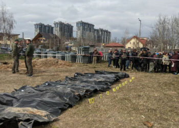 Полицията назова приблизителен брой украински цивилни, убити от руснаци