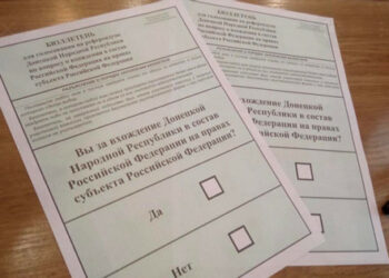 Окупаторите започнаха псевдореферендуми за присъединяването на четири региона към Русия