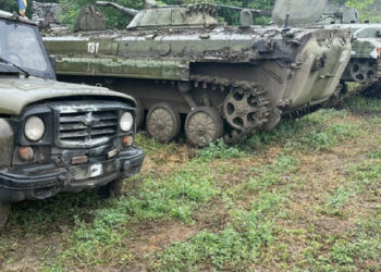 В покрайнините на освободената Балаклия е намерен резервен команден пункт на руснаците (снимка)