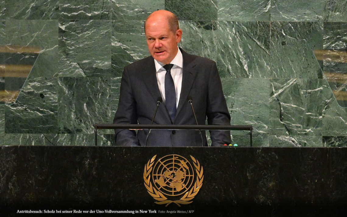 Германският канцлер призова света да не приема мир при условията на Кремъл