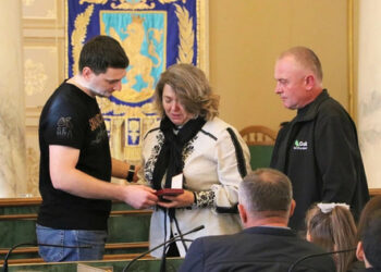 Роднини на 41 военнослужещи от област Лвов получиха държавни награди