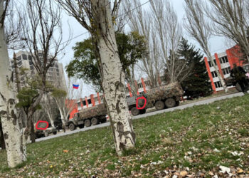 В района на Мариупол те забелязаха оборудването на обитателите с нови марки