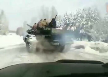 Въоръжените сили на Украйна проведоха щабно обучение близо до границата с Беларус (видео)