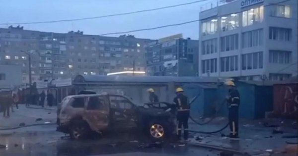 У Мелітополі партизани підірвали авто місцевого колаборанта