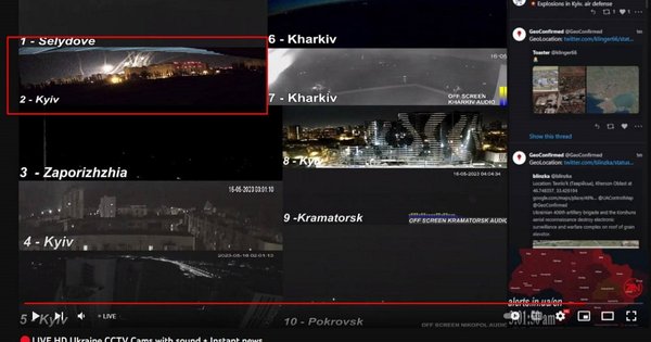 Повітряні сили ЗСУ відреагували на онлайн-трансляцію російських обстрілів вуличними камерами