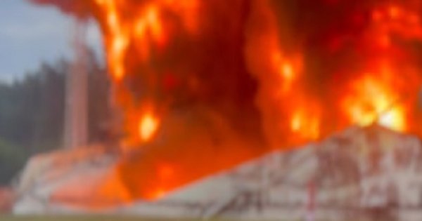 Вночі росіяни завдали удару безпілотниками по нафтобазі на Рівненщині