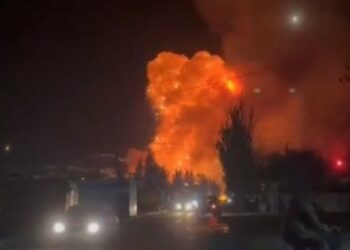 На Донеччині здетонував російський склад боєприпасів: відео