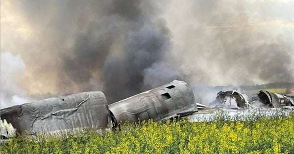 ГУР оприлюднило дані екіпажу збитого у квітні російського бомбардувальника Ту-22М3