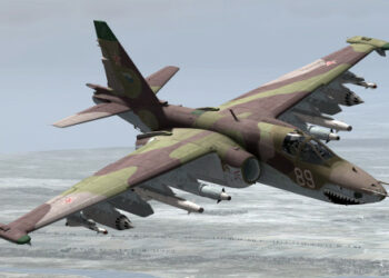 Lvovští výsadkáři sestřelili ruský útočný letoun Su-25