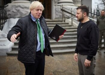 Johnson vyzval Západ, aby pomohl Ukrajině letos vyhrát