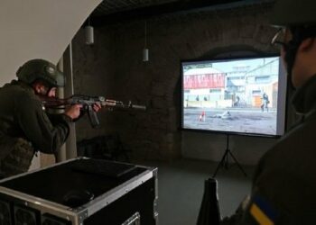 Ve Lvově byla otevřena interaktivní střelnice pro výcvik armády