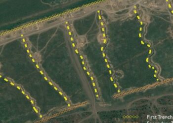 Британська розвідка показала нові оборонні укріплення росіян в Криму