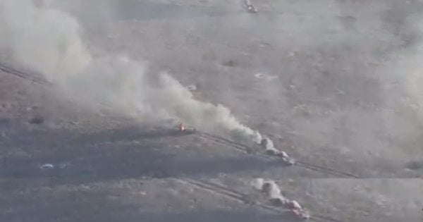 Бійці ЗСУ розгромили велику колону російської техніки на Донеччині