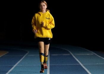 12-річна Яна Степаненко на протезах  готується до Бостонського марафону