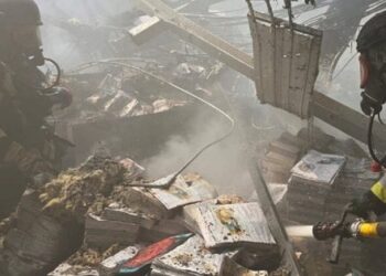 Через російський удар по друкарні в Харкові згоріло 50 тис. книжок