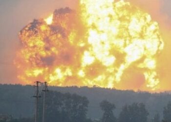 У Воренезькій області внаслідок атаки дрона загорівся склад боєприпасів