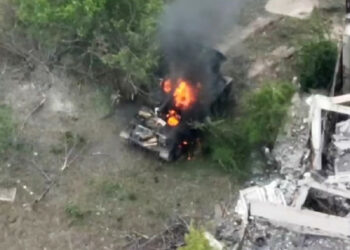 Lavovska 24. brigada uništila rusku opremu granatirajući Severodonetsk (video)