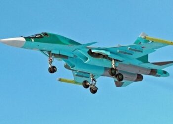 Українські військові знищили російський бомбардувальник Су-34