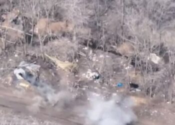 ГУР Міноборони показало відео із знищенням російської техніки на Запоріжжі