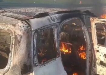 На окупованій території Донеччини підірвали автомобіль російського депутата