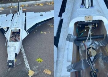 Розвідка виявила іноземні деталі в російському дроні «Гербера»