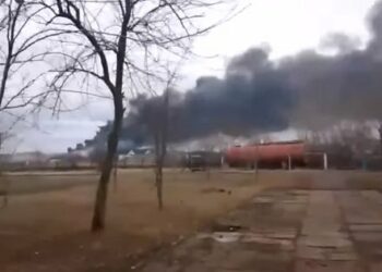 Бердянскіде ресейлік әскерлердің госпиталі өрт болды