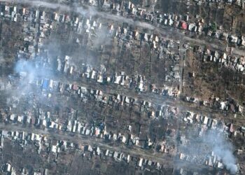 Maxar опублікував супутникові знімки, які показують масштаби руйнувань Бахмута