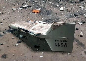 Повітряні сили ЗСУ показали роботу ППО по російських дронах