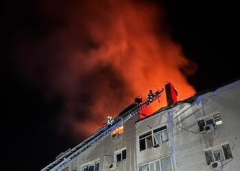 Росіяни атакували дронами житлову багатоповерхівку в Миколаєві