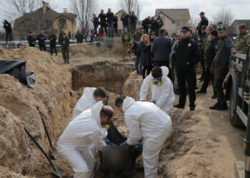 Liczba cywilów zabitych przez Rosjan w obwodzie kijowskim przekroczyła tysiąc