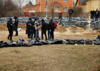 Ponad 900 zabitych cywilów znaleziono na wyzwolonym terytorium obwodu kijowskiego