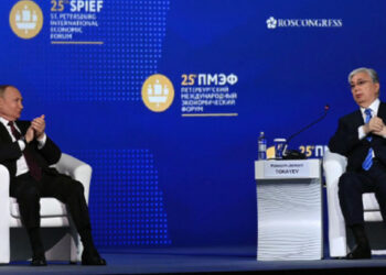 Prezydent Kazachstanu w obecności Putina odmówił uznania "DRL" i "ŁRL" (wideo)