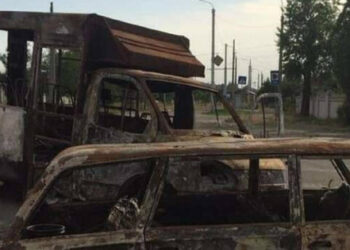 W Łysyczańsku cywil zginął w wyniku rosyjskiego ostrzału