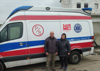 Rodzice zmarłego żołnierza z obwodu lwowskiego kupili ambulans dla Sił Zbrojnych Ukrainy