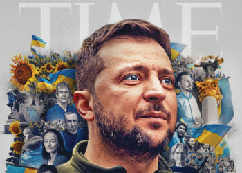 Zełenski i "duch Ukrainy" został człowiekiem roku według magazynu TIME