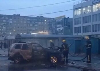 У Мелітополі партизани підірвали авто місцевого колаборанта