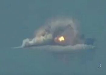 Росіяни показово потопили вкрадений український корвет «Тернопіль»