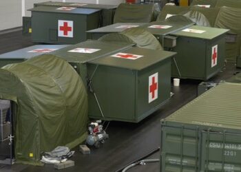 Німецька Rheinmetall передала Україні ультрасучасний польовий госпіталь