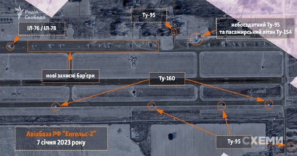 Rusija je tri puta smanjila broj borbeno spremnih aviona na aerodromu Engels-2