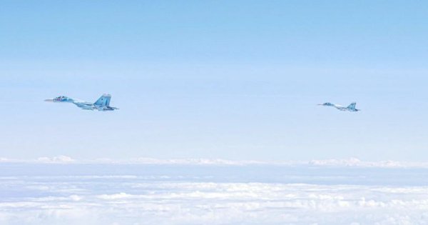 Німецькі та британські винищувачі перехопили військові літаки РФ над Балтійським морем