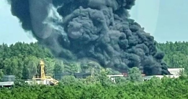 У військовому госпіталі Брянська зайнялась масштабна пожежа