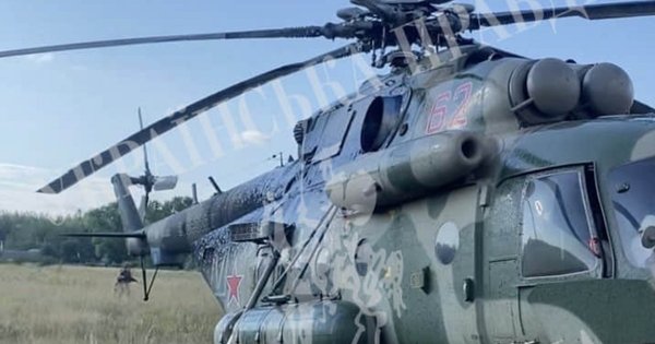 Розвідка виманила в Україну російський вертоліт Мі-8 із пілотом