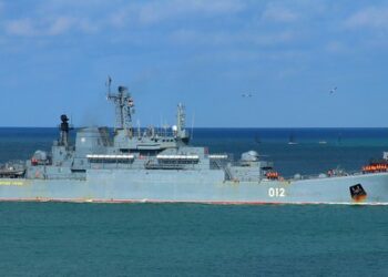 Британська розвідка оцінила важливість пошкодженого ЗСУ десантника «Оленегорский горняк»