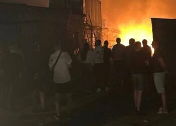 Під Москвою через вибух спалахнула сильна пожежа