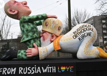 На карнавалі у Німеччині знову висміяли Владіміра Путіна