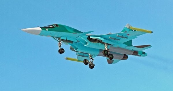 Українські військові знищили російський бомбардувальник Су-34