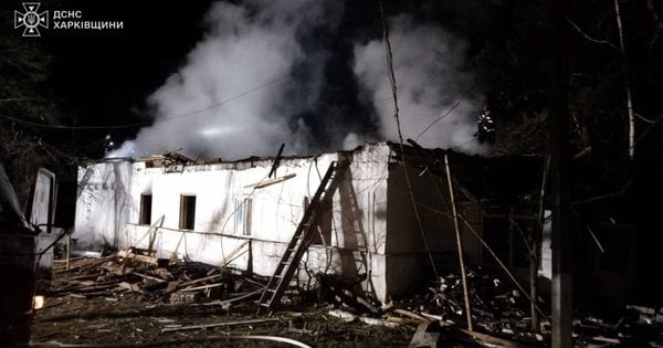 Вночі росіяни вдарили безпілотниками по навчальному полігону ДСНС на Харківщині