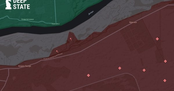 Аналітики Deep State повідомили про відхід Сил оборони із Кринок на лівому березі Дніпра
