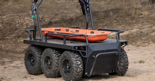 Україна розпочала серійне виробництво роботів для евакуації поранених військових